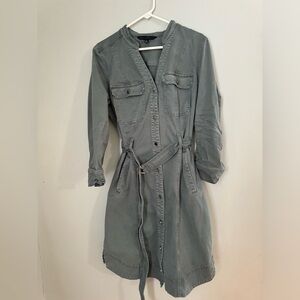 White House Black Market Trench Dress